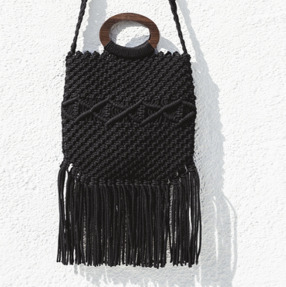 Danielle Nicole Macrame Crossbody